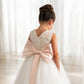 Maryanne Baby Pink + Ivory White Skirt - Flower Girl Dress