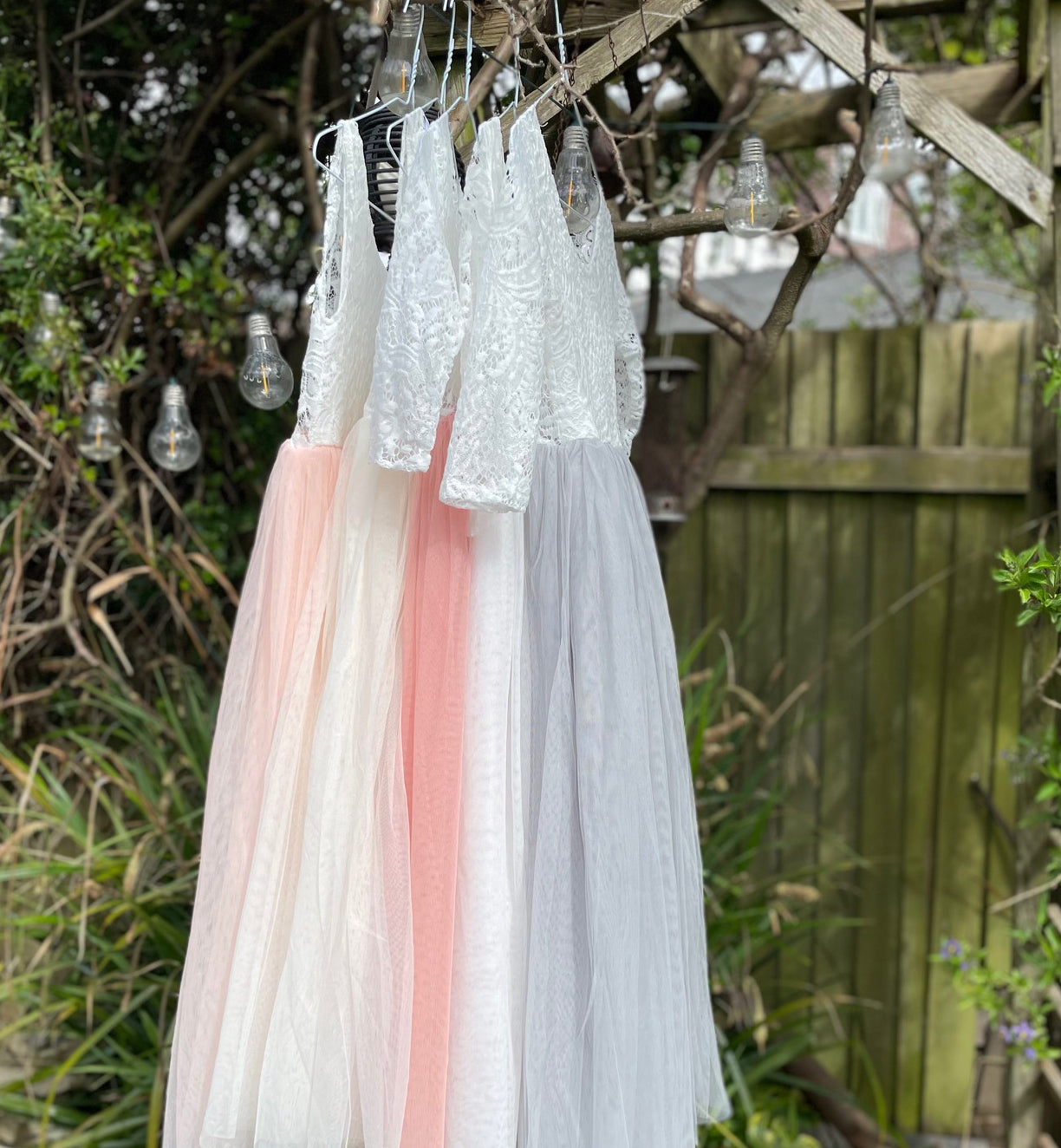 Mary-Jane in Blush/Apricot ~ Party or Flower Girl Dress + Sash
