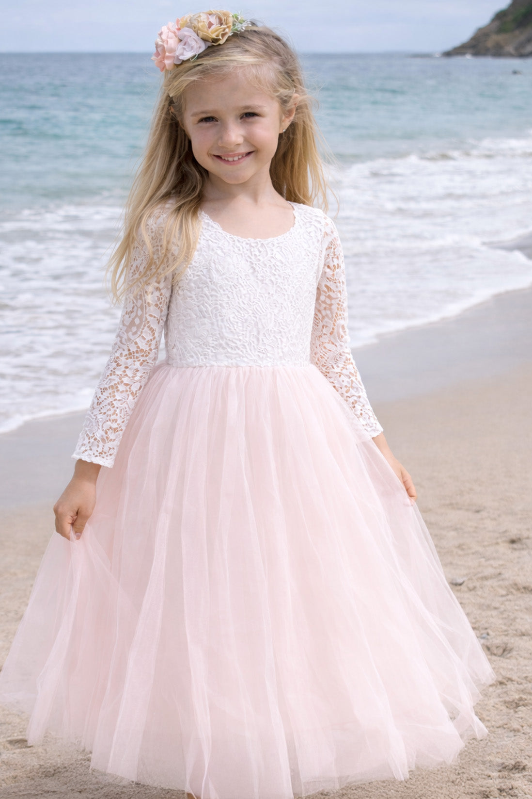 Mary-Jane in Baby Pink ~ Party or Flower Girl Dress + Sash