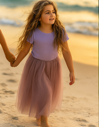 Enchanted Ruffle Tutu in Magical Mauve