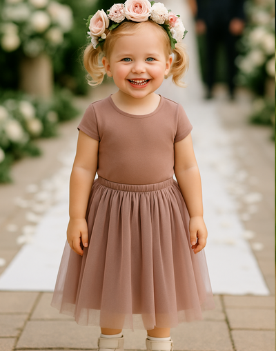 Enchanted Ruffle Tutu in Magical Mauve