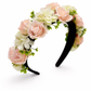 Blush Meadow Headband + Pink Satin Drawstring Bag - Ages 6 + upwards.