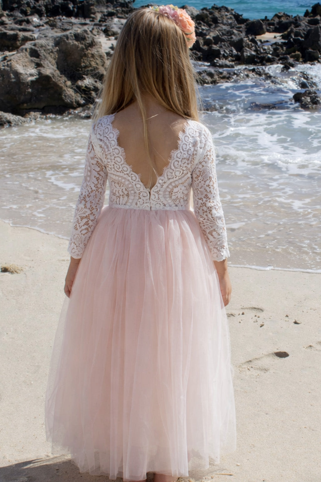 Mary-Jane in Baby Pink ~ Party or Flower Girl Dress + Sash