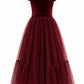 Noel in Burgundy ~ Party or Flower Girl Dress