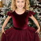 Noel in Burgundy(Baby + Toddler) ~ Party or Flower Girl Dress
