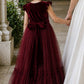 Noel in Burgundy ~ Party or Flower Girl Dress