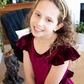Noel in Burgundy ~ Party or Flower Girl Dress