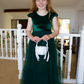 Noel in Forest Green ~ Party or Flower Girl Dress