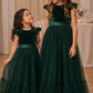 Noel in Forest Green ~ Party or Flower Girl Dress