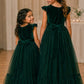 Noel in Forest Green ~ Party or Flower Girl Dress