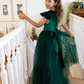 Noel in Forest Green ~ Party or Flower Girl Dress