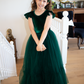 Noel in Forest Green ~ Party or Flower Girl Dress