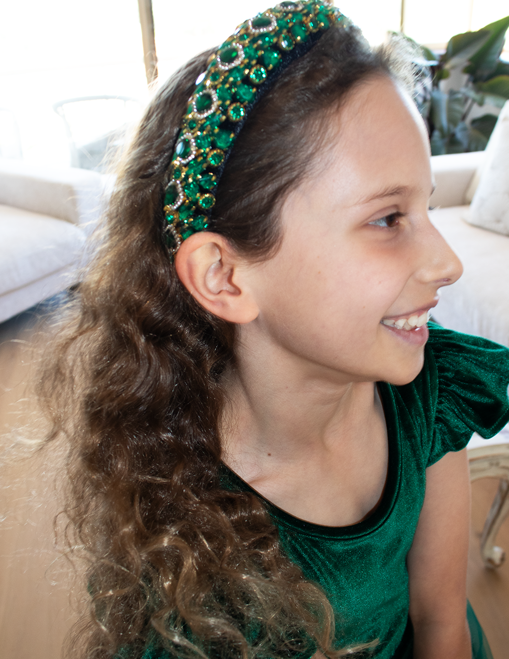 Noel in Forest Green ~ Party or Flower Girl Dress