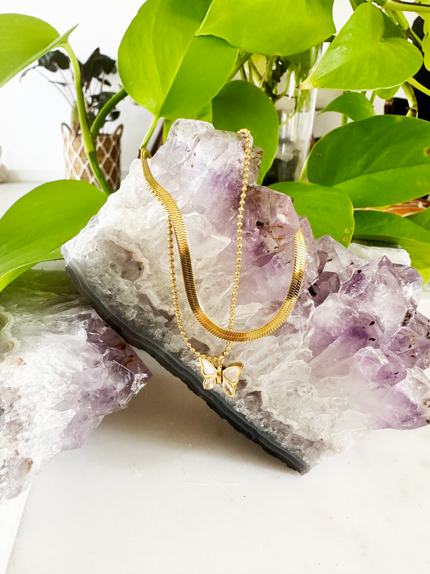 Papillon - Waterproof 18k Gold Plated Anklet for Girls/Teens