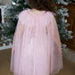 Posey Cape ~ A Perfect Christmas Gift For Girls with a Pink Satin Drawstring Bag