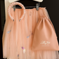 Pixie Pearls Headband (Ages 2 upwards) with a pink satin drawstring bag.