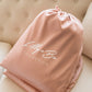 Willow Tutu in Ballet Pink + Pink Satin Drawstring Bag