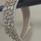 Papillon Butterfly Pearl Headband (Ages 6-Adult) with a pink satin drawstring bag