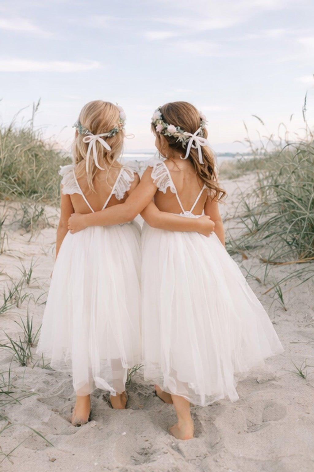 Primrose in Ivory White ~ Party or Flower Girl Dress (New Dimensions)