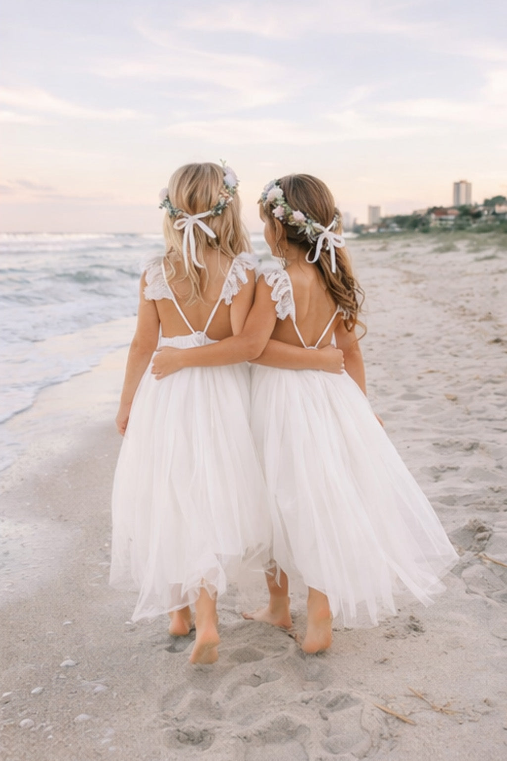 Primrose in Ivory White ~ Party or Flower Girl Dress (New Dimensions)