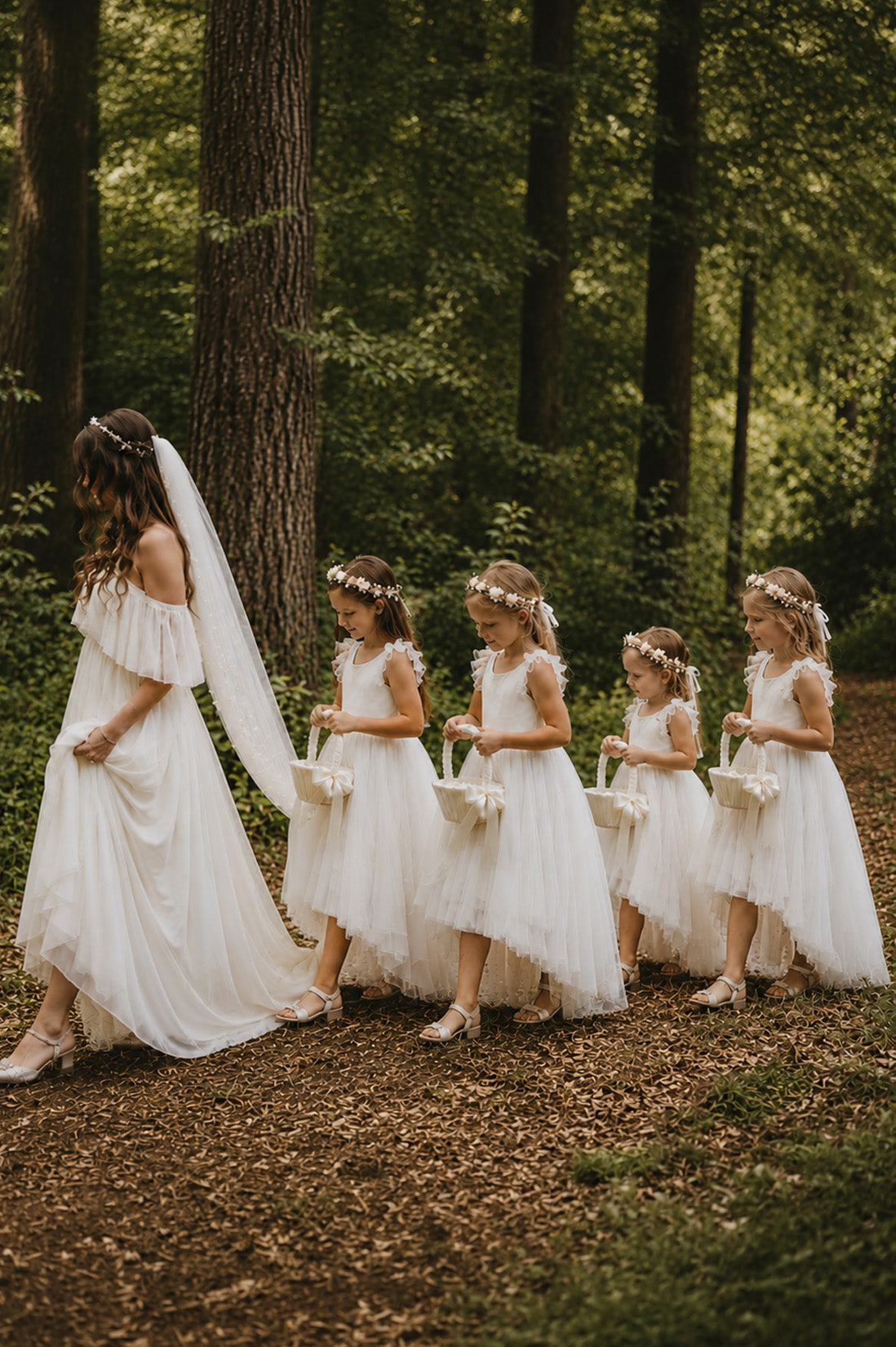 Primrose in Ivory White ~ Party or Flower Girl Dress
