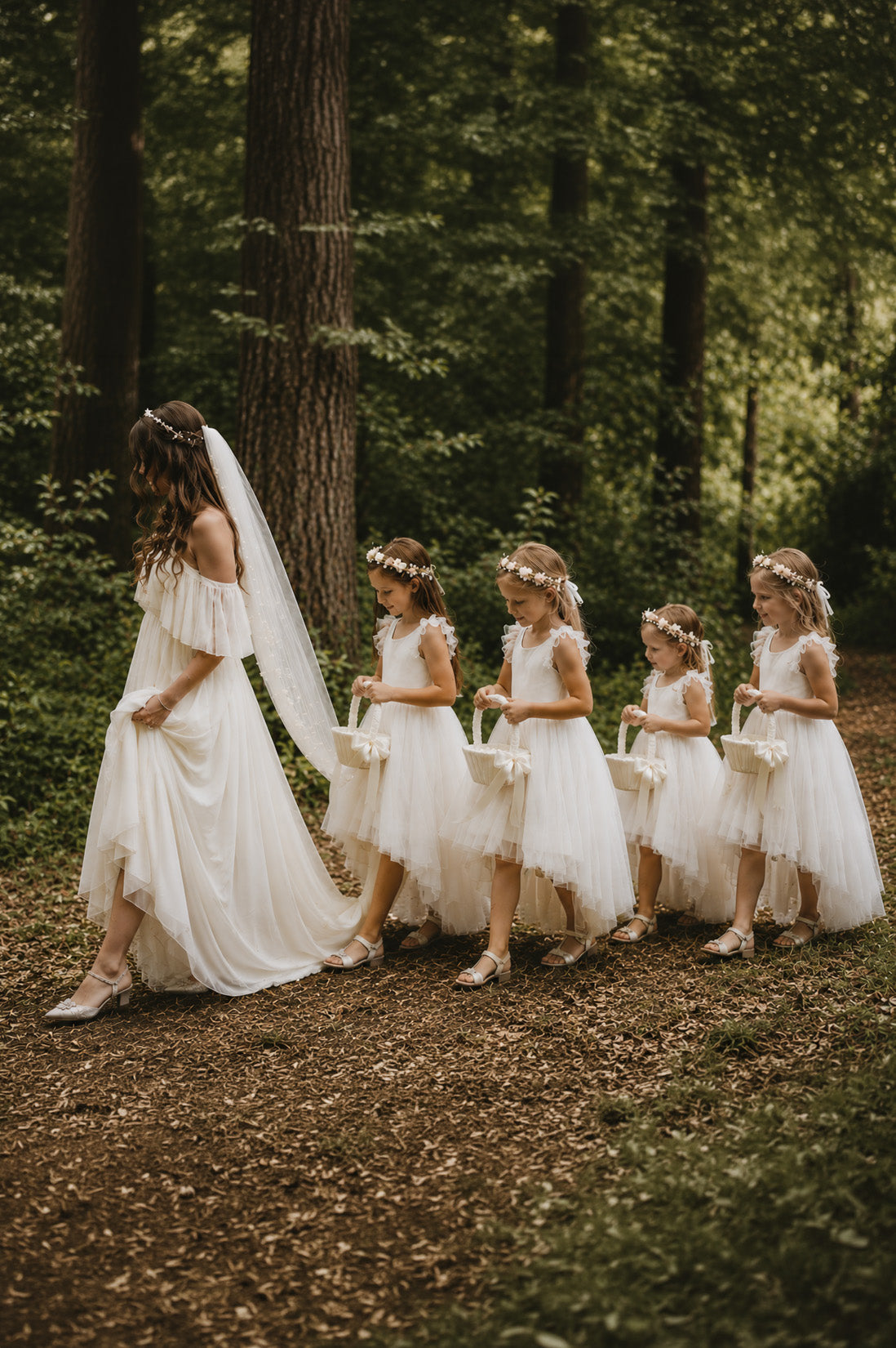 Primrose in Ivory White ~ Party or Flower Girl Dress