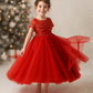 Grace in Red Party Dress or Flower Girl
