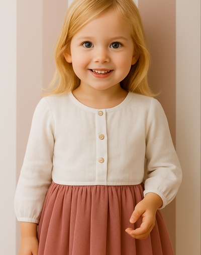 Enchanted Ruffle Tutu in Dusty Rose