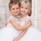 Rowan in Ivory White - Flower Girl or Ceremonial Dress