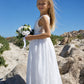 Saffron Ivory White ~ Luxurious Lace Flower Girl Dress