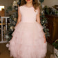Sapphire in Ballet Pink ~ Luxurious Party Dress