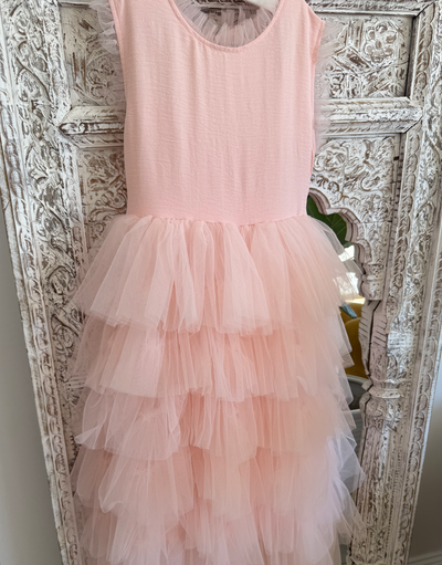 Sapphire in Ballet Pink ~ Luxurious Party Dress