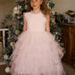 Sapphire in Ballet Pink ~ Luxurious Party Dress