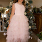 Sapphire in Ballet Pink ~ Luxurious Party Dress