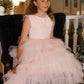 Sapphire in Ballet Pink ~ Luxurious Party Dress