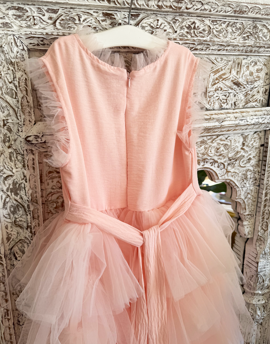 Sapphire in Ballet Pink ~ Luxurious Party Dress