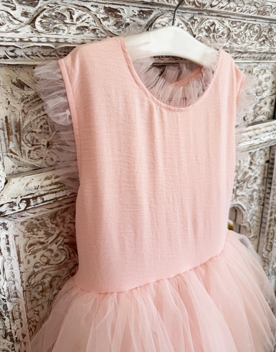 Sapphire in Ballet Pink ~ Luxurious Party Dress
