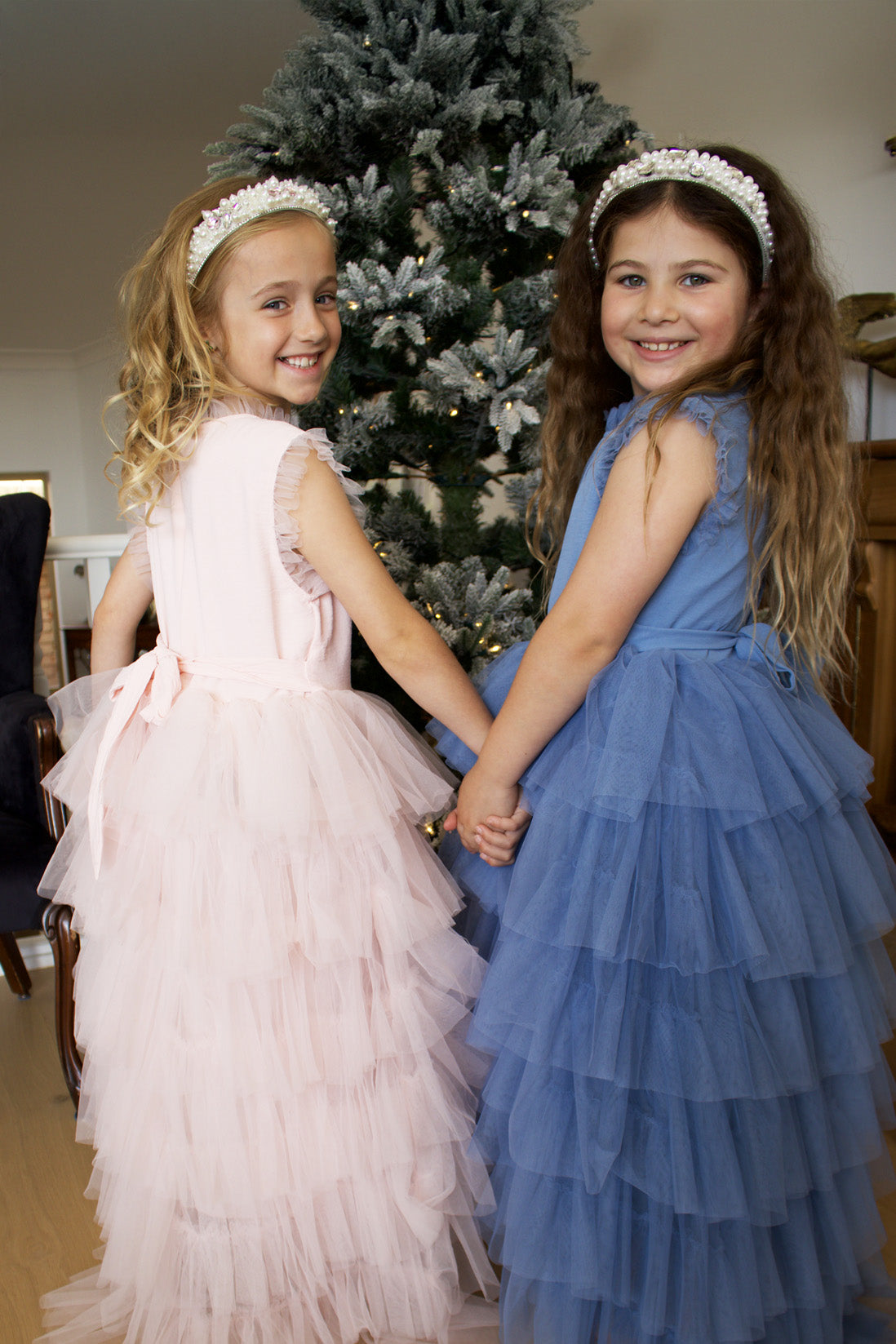 Sapphire in Cornflower Blue ~ Luxurious Party Dress