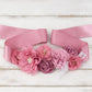 Rosie Satin Sash in Rose - Flower Girls