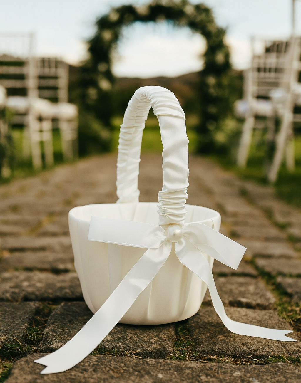 Satin Petal Basket
