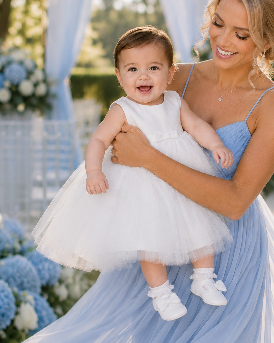 Selena in Ivory White - Flower Girl or Ceremonial Dress