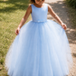 Selena in Powder Blue - Flower Girl or Ceremonial Dress