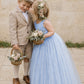 Selena in Powder Blue - Flower Girl or Ceremonial Dress