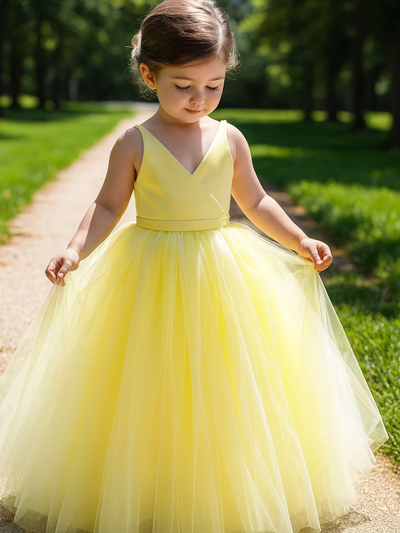 Selena in Yellow - Flower Girl or Party Girl Dress