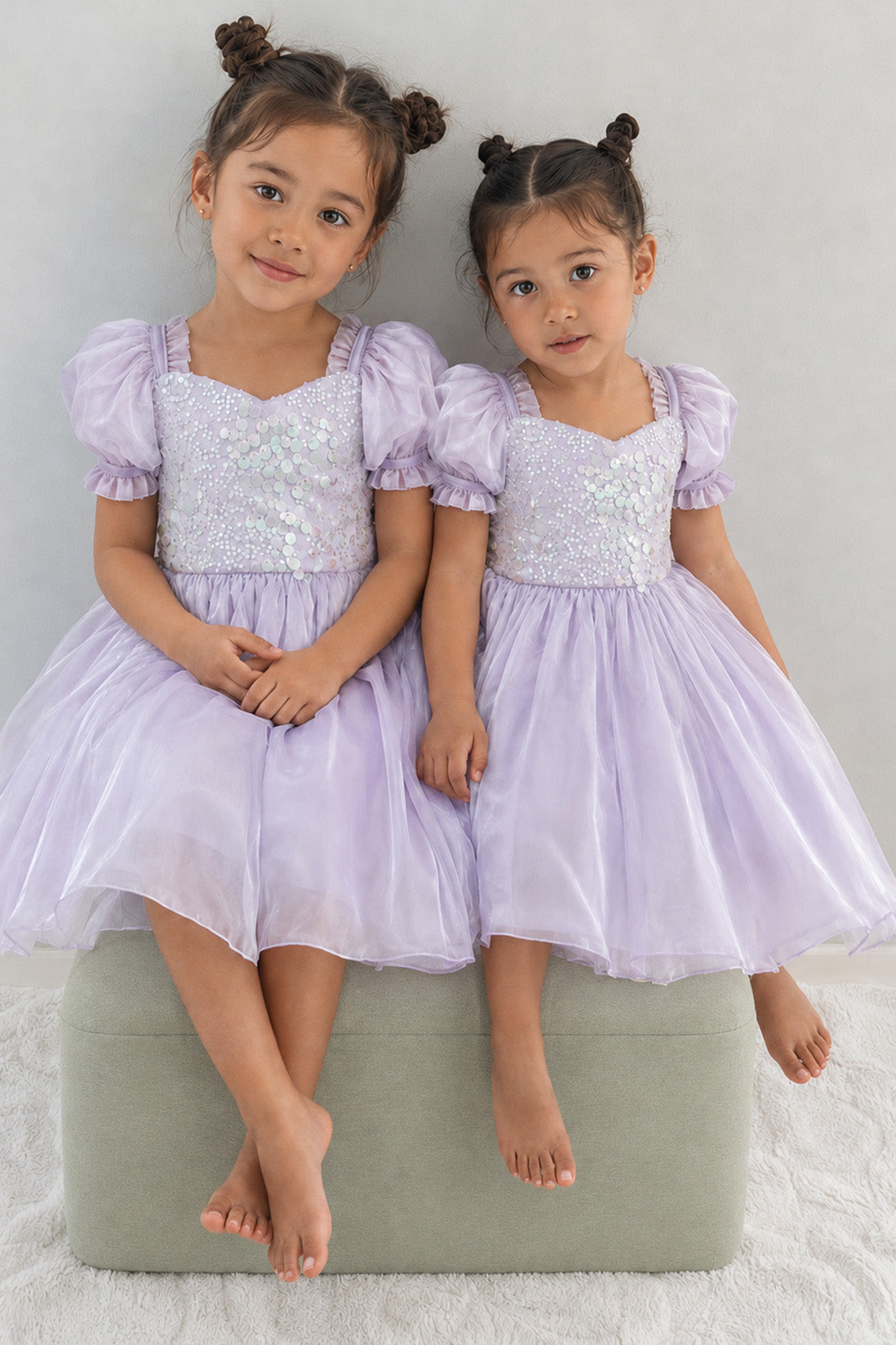 Seraphina Sea Pearl Party Girl Dress in Lilac