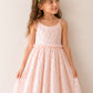Sunshine Satin Headband with a Pink Satin Drawstring Bag.