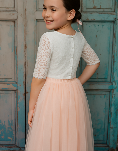 Enchanted Ruffle Tutu in Ballet Pink