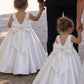 Victoria in Ivory White - Flower Girl or Ceremonial Dress {Baby + Toddler}