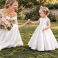 Victoria in Ivory White - Flower Girl or Ceremonial Dress {Baby + Toddler}