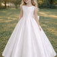 Victoria in Ivory White - Flower Girl or Ceremonial Dress